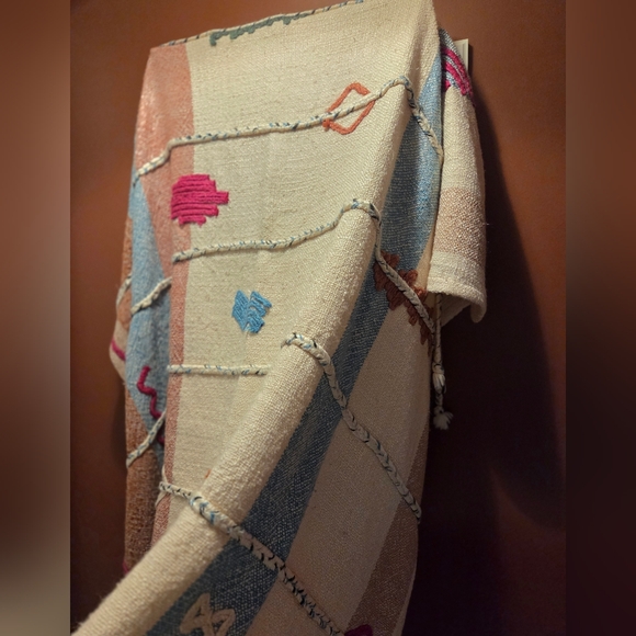 Anthropologie Multicolor Woven Throw Blanket - Picture 3 of 3
